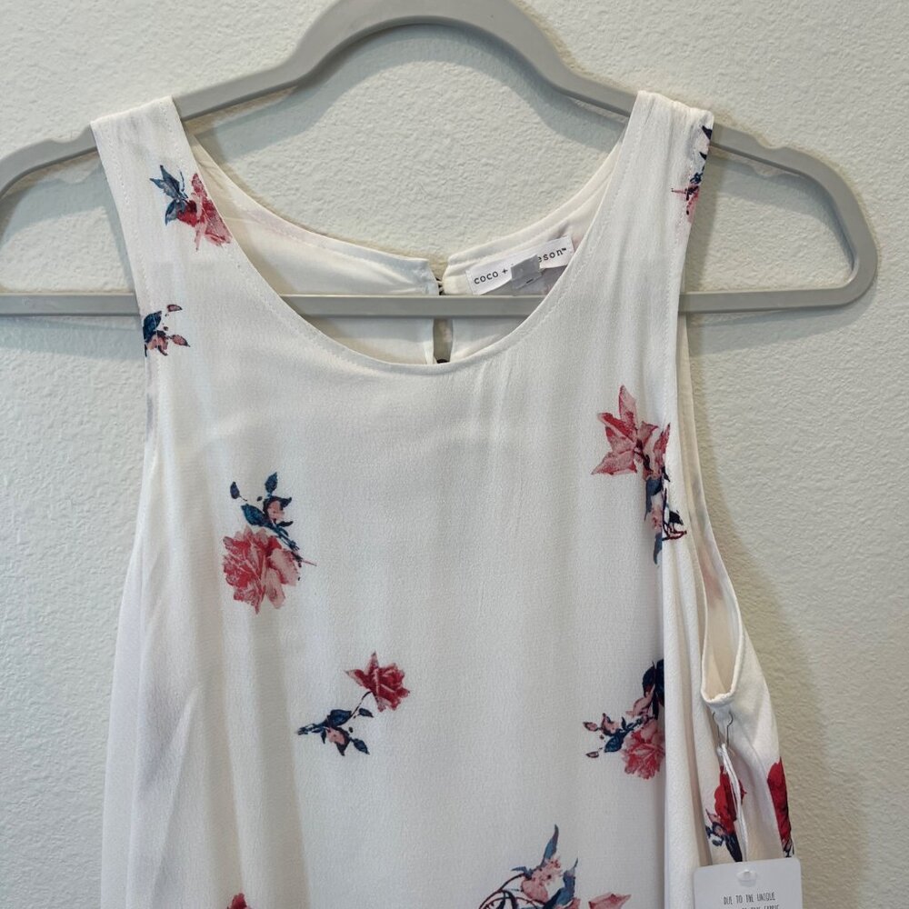 Nwt Coco & Jaimeson Sleeveless Floral Dress Knee … - image 2